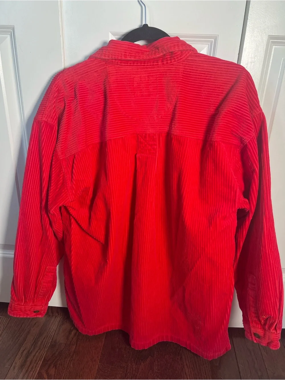 Bon Homme Red Corduroy Lightweight Shirt Jacket